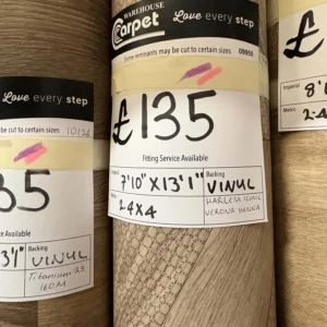 Harlem Iconic Verona Henna - Vinyl Remnant - 2.4m x 4m