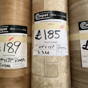 Dremcoll Stone (Liney) 7112 - Vinyl Remnant - 3.3m x 4m