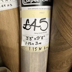 Plank Oak Light - Vinyl Remnant - 1.15m x 3m