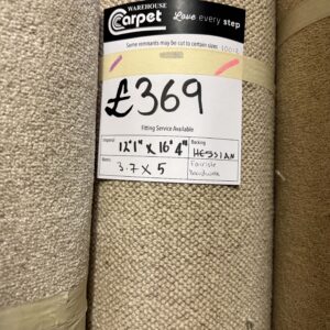 FAIRISLE BERBER LOOP - BOARDWALK - HESSIAN - 3.7 X 5M
