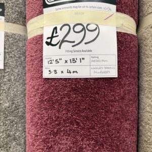 LUXURY SAXONY - MULBERRY - HESSIAN - 3.8 X 4M