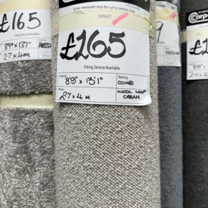 WOOL LOOP - CREAM - COMBI - 2.7 X 4M