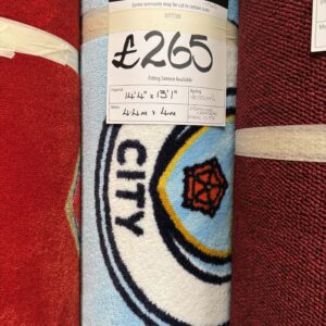 PREMIER LEAGUE - MAN CITY - HESSIAN - 4.4 X 4M