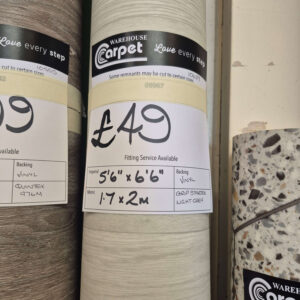 GRIP STARTEX - LIGHT GREY PLANK - VINYL - 1.7 X 2M