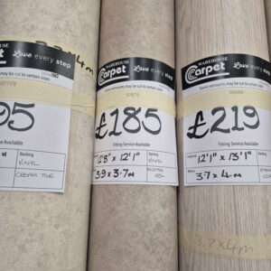 ECOTEX 139L - CREAM - VINYL - 3.9 X 3.7M