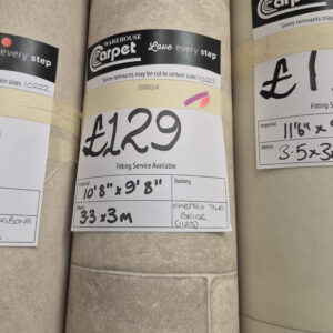 FABTEX TILE - BEIGE - VINYL - 3.3 X 3M