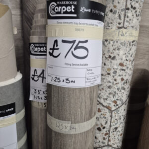 TEXLINE - SHERWOOD GREY - VINYL - 1.25 X 3M