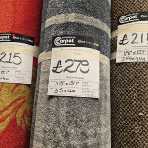 WILTON CASTLE BAY - FALKIRK TARTAN - HESSIAN - 3.5 X 4M