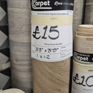 HERRINGBONE - OAK - VINYL - 1 X 1.2M