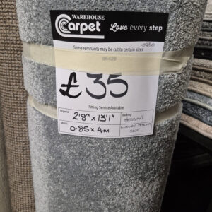 LUXURY SAXONY - SKY - HESSIAN - 0.85 X 4M