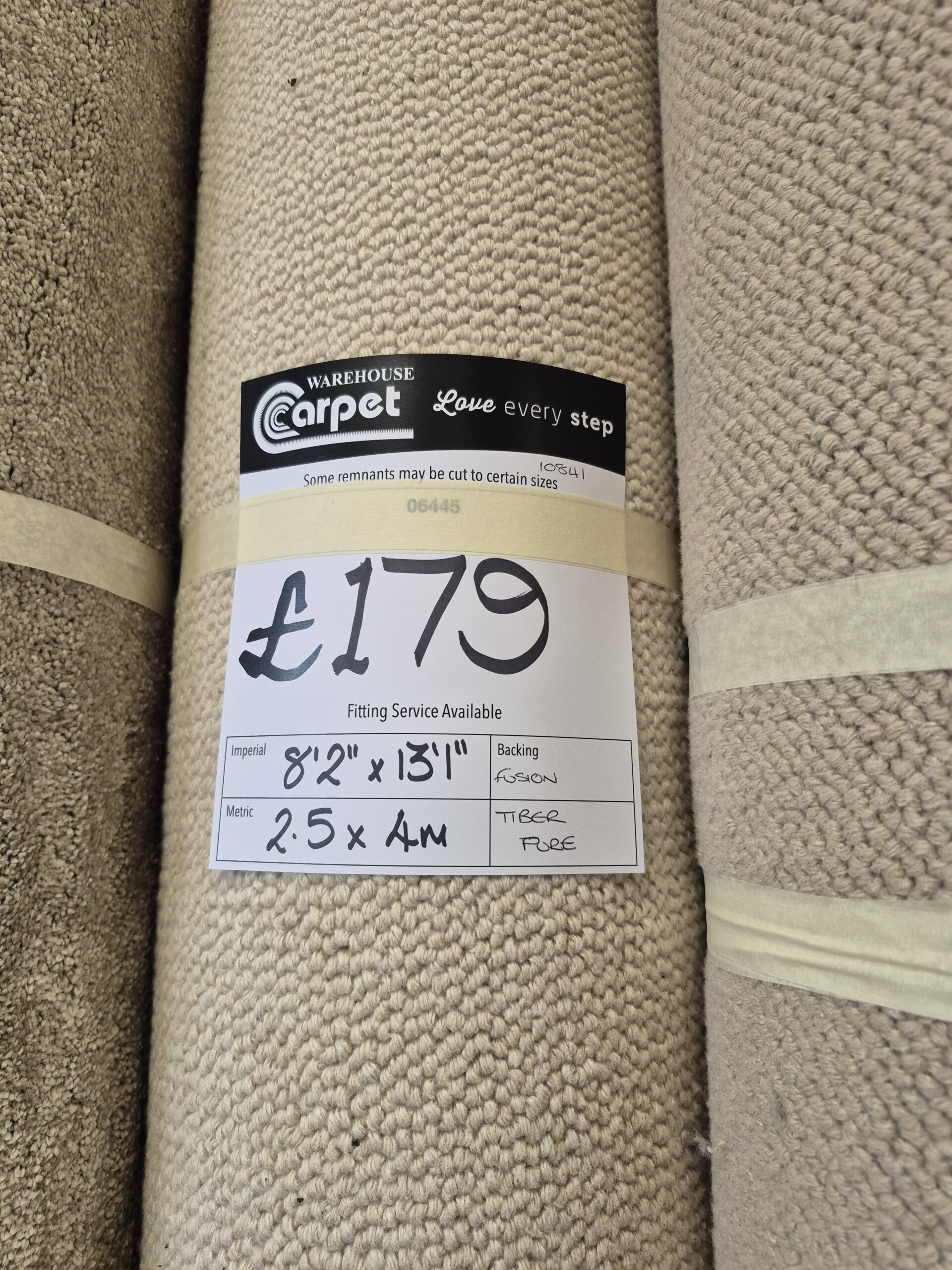 TIBER BERBER - PURE - FUSION - 2.5 X 4M